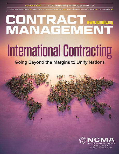 Contract Management magazine cover