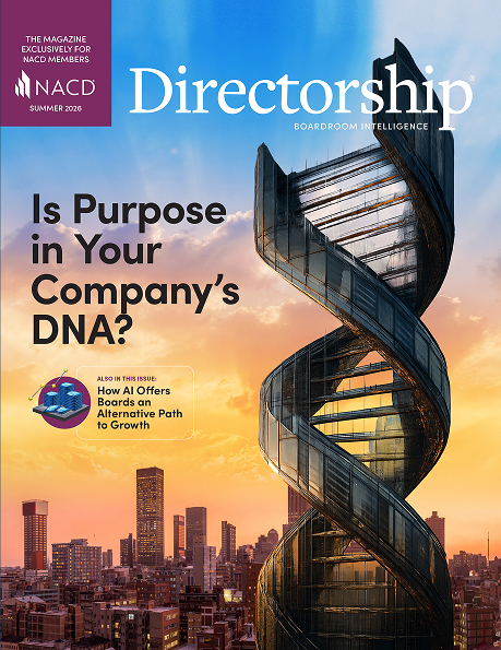 Directorship magazine cover
