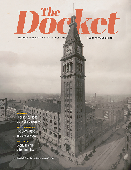The Docket magazine cover